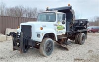 1992 FORD L8000 - FORD DIESEL- WITH BELLY BLADE