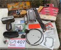 LAWN MOWER PARTS.  & CHAINSAW PARTS AND GASKETS