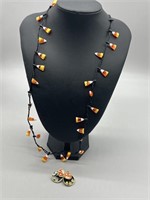 Costume Jewelry Halloween Necklace & Earrings