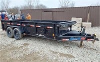 LIBERTY TANDEMN DUMP TRAILER 
WITH RAMPS
