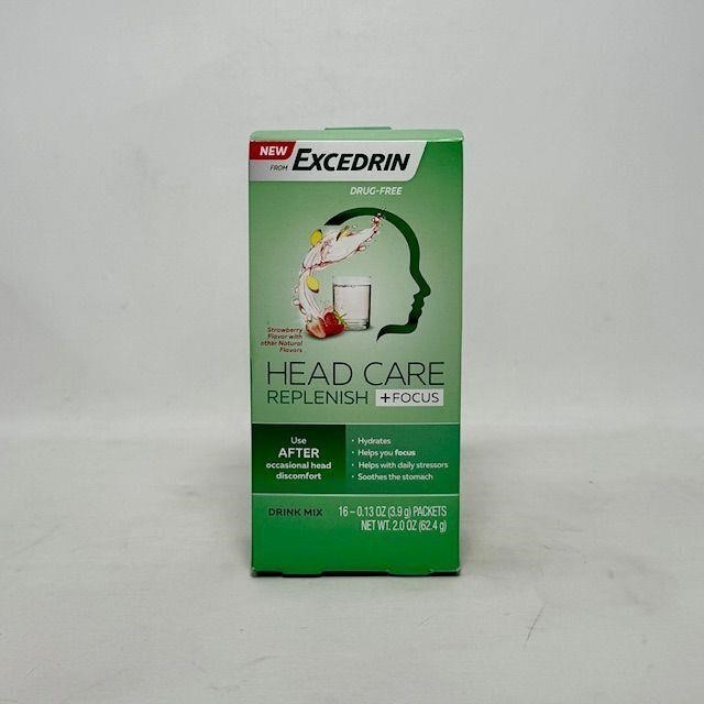 $9 EXCEDRIN HEAD CARE REPLENISH+FOCUS 16pk
