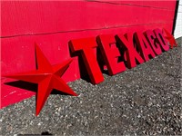 Approximately 11ft Long Metal Texaco Display
