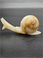 Carved Onyx Snail