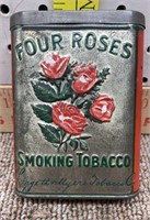 Four Roses Smoking Tobaco Tin.