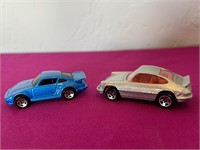 2 Hot Wheels Porches with Metal Bases