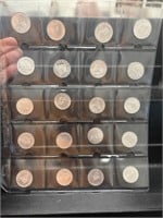 Album Page Lot of 20 Miscellaneous Coins