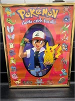 Vintage Pokemon Sign-Red 8" x 10"