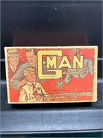 WOW! Mint Vintage G-Man Wind-Up Gun MIB