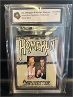 Dimaggio & Marilyn Monroe Homerun Cig Card Graded