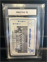1978 Kentucky Basketball Team Card Pristine 10