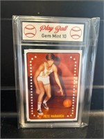 Pete Maravich Foil Back Card Graded Gem Mint 10