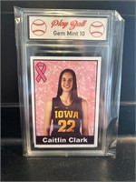 Caitlin Clark Breast Cancer Awareness Rookie Card