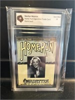 Marilyn Monroe Home Run Cigarettes Card Graded 10