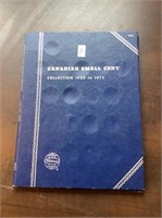 Whitman one cent book with coins