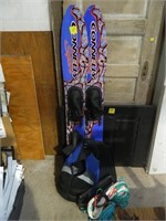 Connelly Sport skis, rope, life jackets
