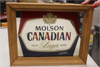 Framed Molson Canadian 11x14