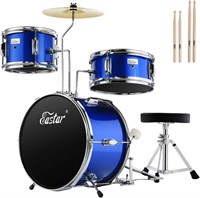 Eastar 14' Kids Drum Kit  3-Piece  Mirror Blue