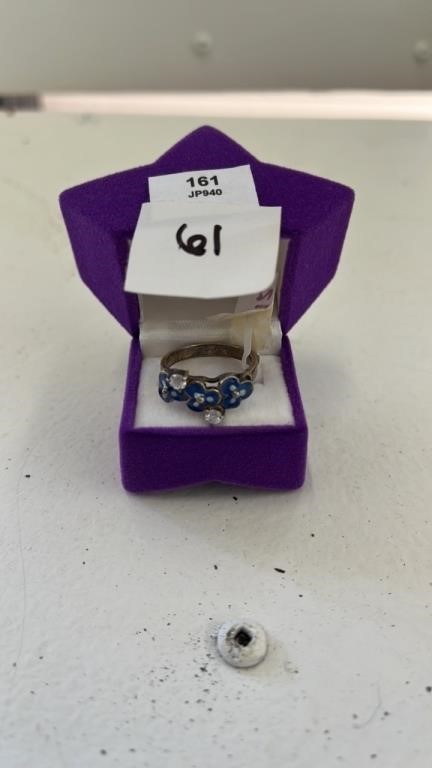 $100 Silver CZ Ring