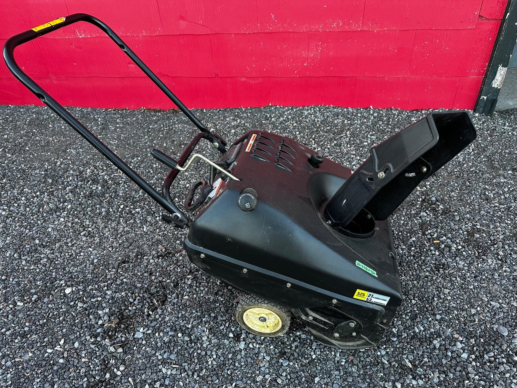 21” Gas Powered Snow Thrower