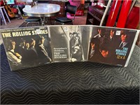 3 x Vintage Rolling Stones Vinyl