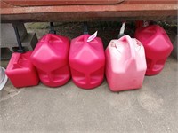 3 - 5 gallon gas jugs