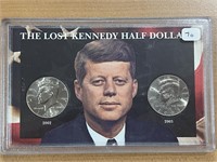 USA J.F.K. Lost Kennedy Half Dollars 2002,2003
