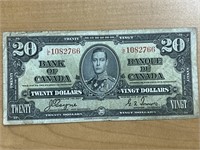 1937 Cdn $20 Bank Note