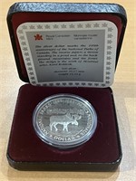 1985 Cdn Nat Park 100th Anniv Cased Silver $1