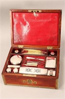 Lovely Regency Fitted Gentleman's Toiletry Box,