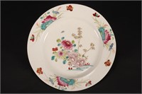 18th Century Bow Porcelain Plate, c.1760,