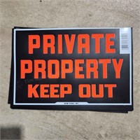 M3 10pc+ Private Property Keep out