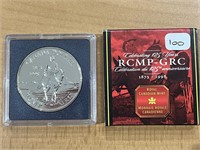 1998 Cdn RCMP Cased Silver Dollar-125th An