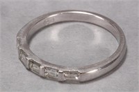 18ct White Gold Half Eternity Ring,