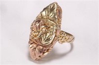 10ct Duotone Gold Ring,