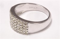 18ct White Gold Multi Diamond Ring,