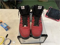 Nike Air Force 1 shoes red and black size 13 W/