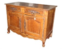 19th Century French Fruitwood Buffet,