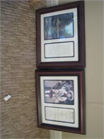 Pair of framed prints