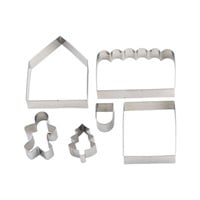 P23  Stainless Steel Cookie Cutter 6 Piece