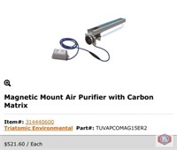 New (1 pcs) Magnetic Mount Air Purifier with