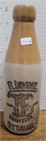 RARE R. IRVINE OTTAWA GINGER BEER BOTTLE