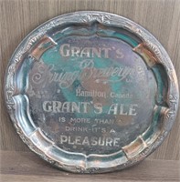 GRANTS SPRING BREWERY BEER TRAY HAMILTON ONT