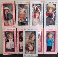 Vintage Lot of 9 Ideal Shirley Temple Dolls NIB