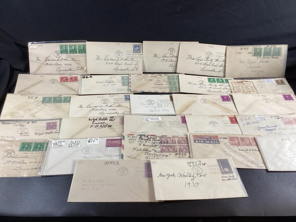 50+ Vintage First Day Covers and Others