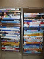 DVD Movie Collection - Double Storage Tote Lot