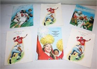 vintage Southern Wayne HS football game programs