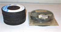 lot of new 4.5" grinding wheels Dewalt etc.