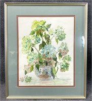 Framed Floral Watercolor