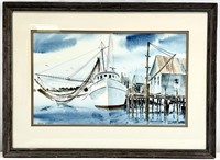 Edwin Voorhees NC Coastal Watercolor