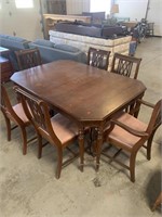 Vintage 7pc Dining Table Set